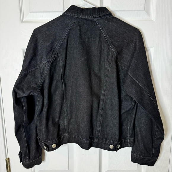 Madewell Jean Jacket - M4230 - Lunar Black Wash - Size Women's Small - Picture 2 of 5